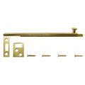 Midwest Fastener 6" Polished Brass Surface Bolts 37344